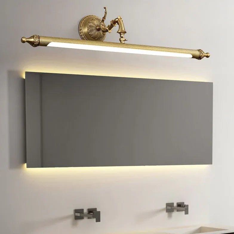 Wandleuchten innen Badezimmer im Vintage Messing Stil - Clowas.de