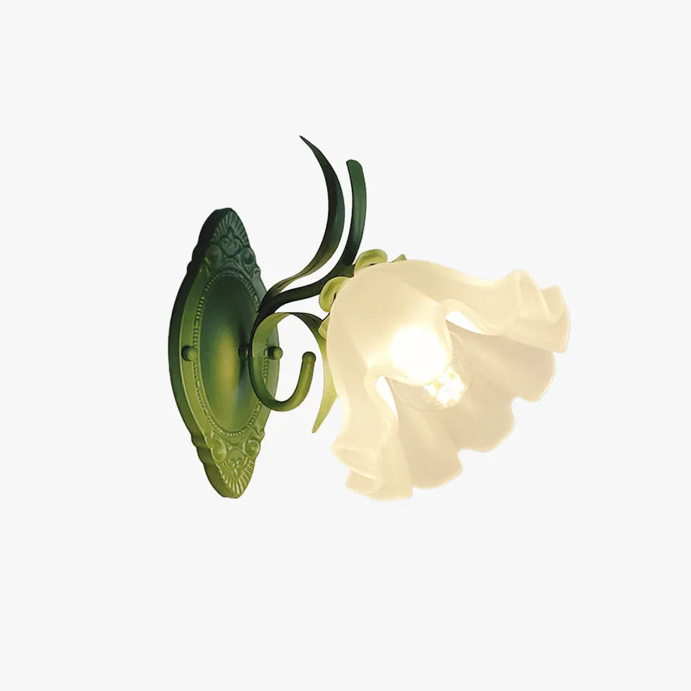 Wandleuchten innen design weiße moderne Blume - Clowas.de