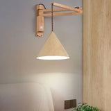 wandleuchten mit arm aus holz faltbar minimalistisch - Clowas.de