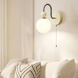 Wandleuchte LED weiß stilvolle Wandlampe mit Schalter - Clowas.de