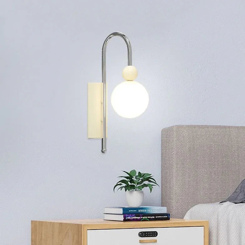 Wandleuchte LED weiß stilvolle Wandlampe mit Schalter - Clowas.de