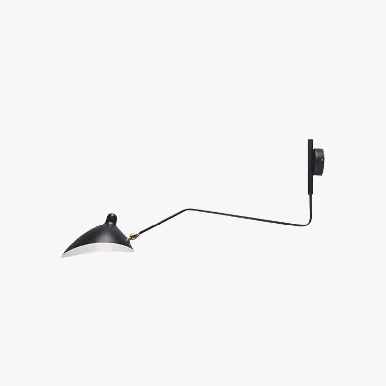 Wandleuchten schwarz metall langarm modern minimalistisch - Clowas.de