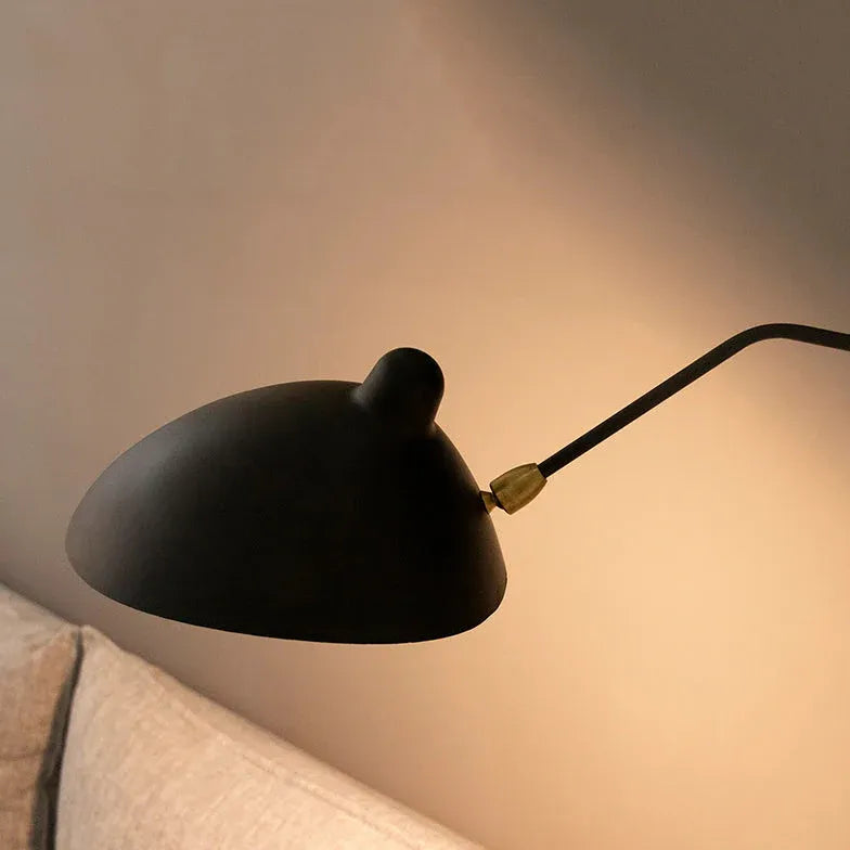 Wandleuchten schwarz metall langarm modern minimalistisch - Clowas.de