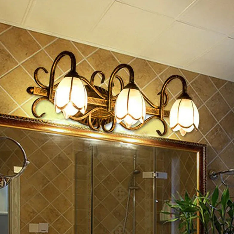 Wandleuchter Messing im amerikanischen Vintage LED Stil - Clowas.de