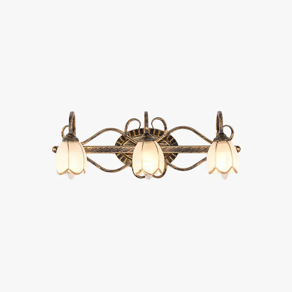 Wandleuchter Messing im amerikanischen Vintage LED Stil - Clowas.de