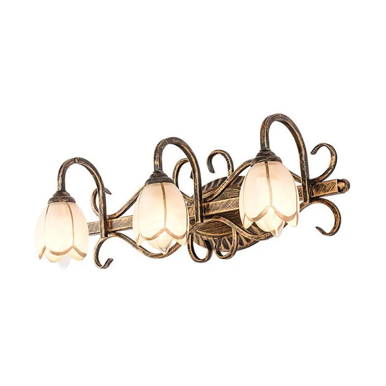 Wandleuchter Messing im amerikanischen Vintage LED Stil - Clowas.de