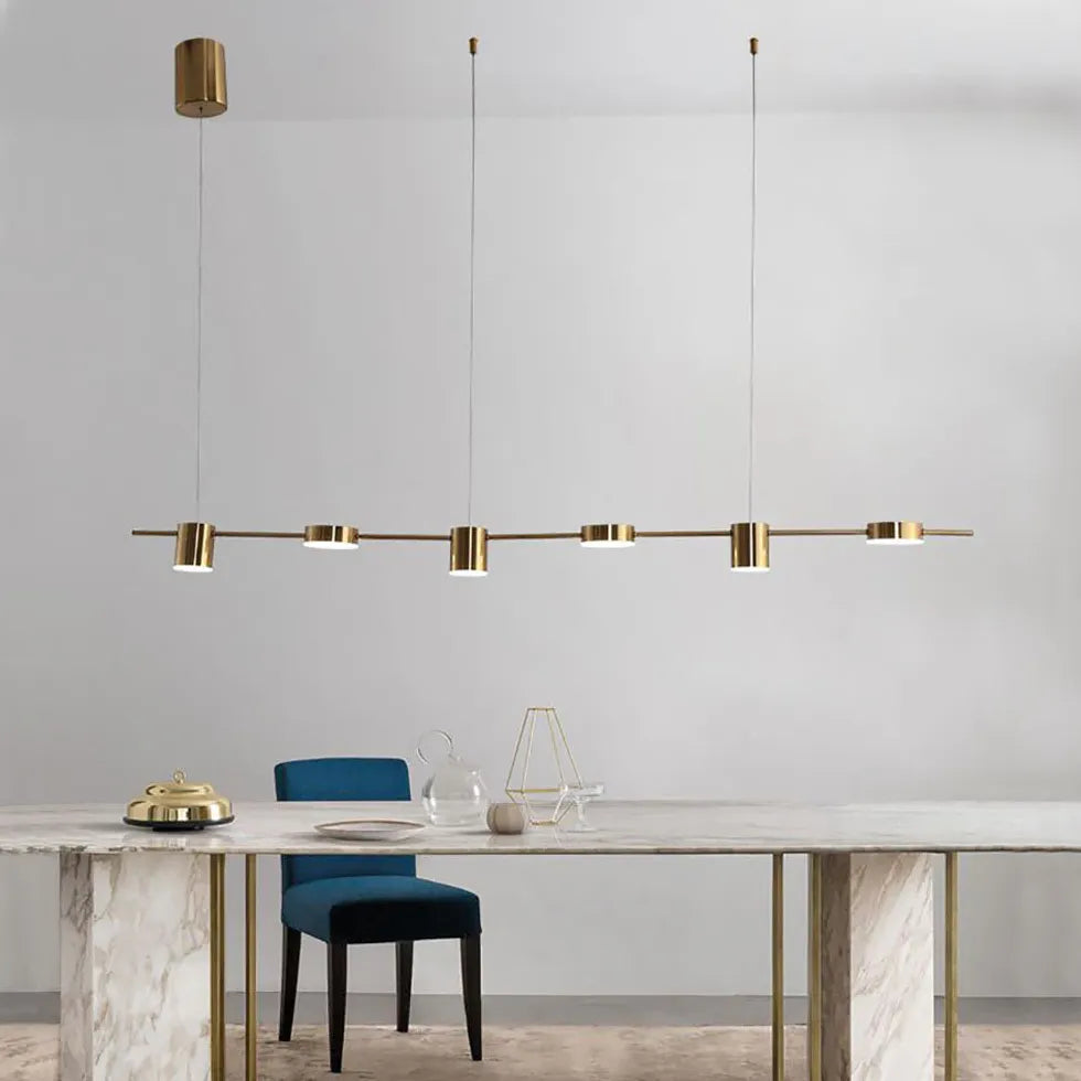 Multi-Head Linear  for Dining Room Modern Pendant Light