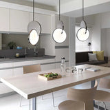 Round Geometric Modern Pendant Light