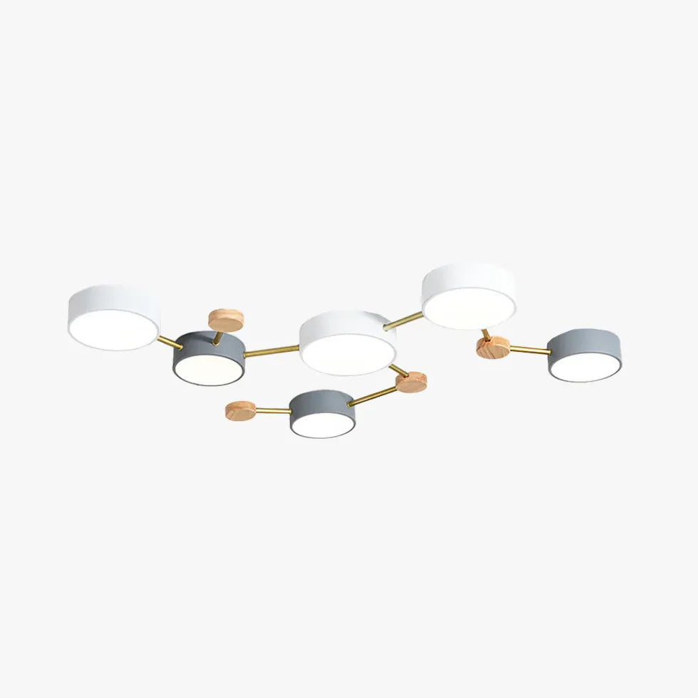 Wohnzimmer Deckenleuchte LED dimmbar modernes Design - Clowas.de
