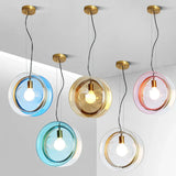 Wohnzimmer Hängelampe modern Nordisch schlicht Glas - Clowas.de