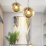 Wohnzimmer Hängelampe modern Nordisch schlicht Glas - Clowas.de
