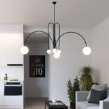 wohnzimmer hängelampe schwarz im nordischen Stil moderne Eleganz - Clowas.de