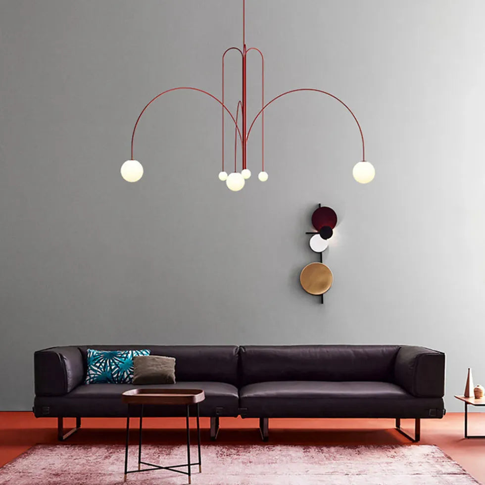 wohnzimmer hängelampe schwarz im nordischen Stil moderne Eleganz - Clowas.de