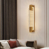 wohnzimmer wandleuchte dimmbar modernes rechteckiges Glasdesign - Clowas.de