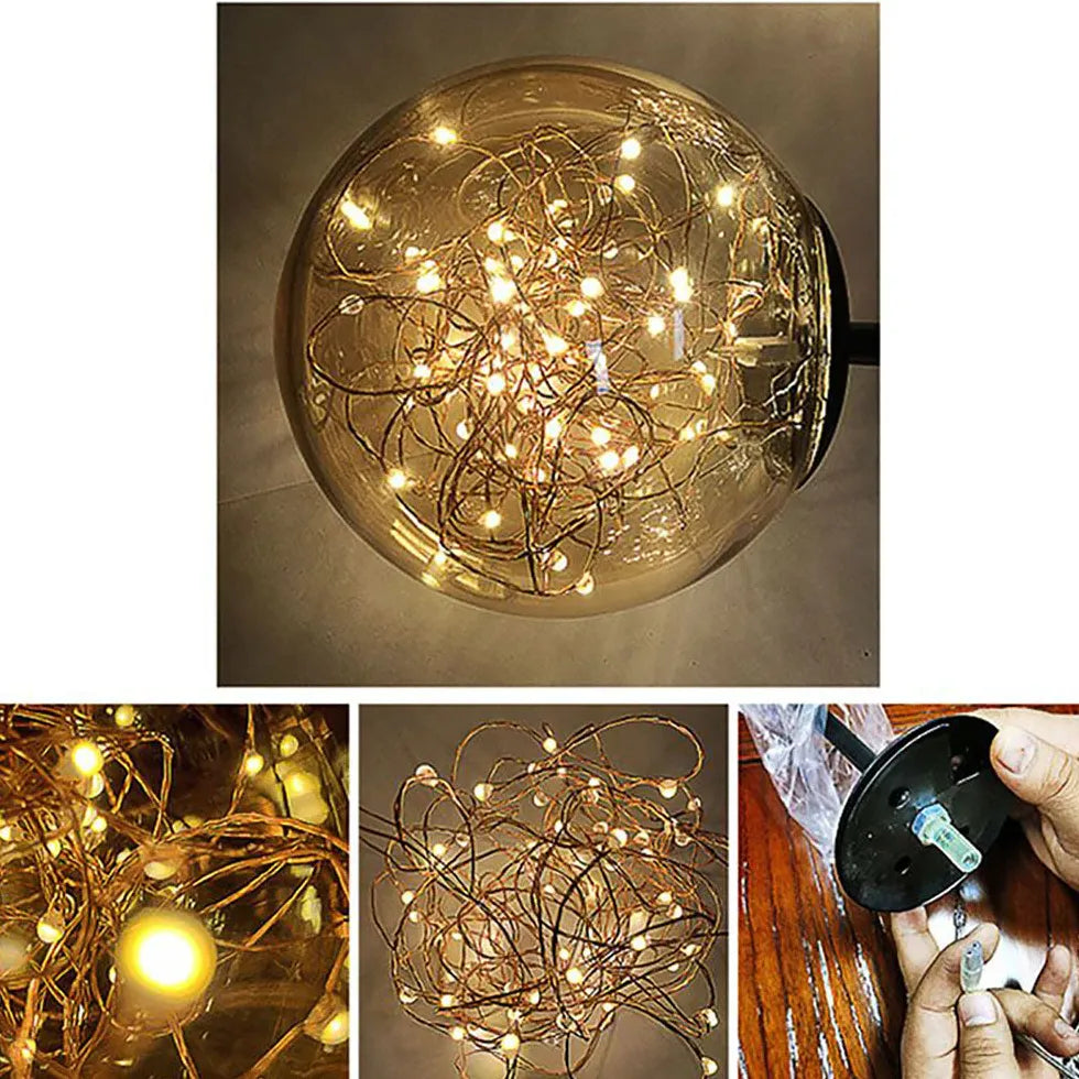 Wohnzimmer Wandleuchten Moderne Glas Kugel Design - Clowas.de