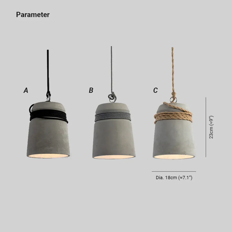 hängelampe industrial design für einen modernen Essbereich