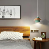 Metal Wood for Bedroom Modern Ceiling Light