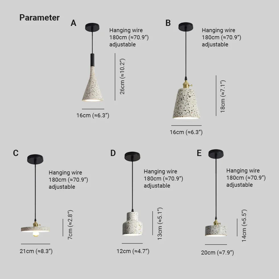 Schreibtisch Pendelleuchte für modernes Esszimmer Design